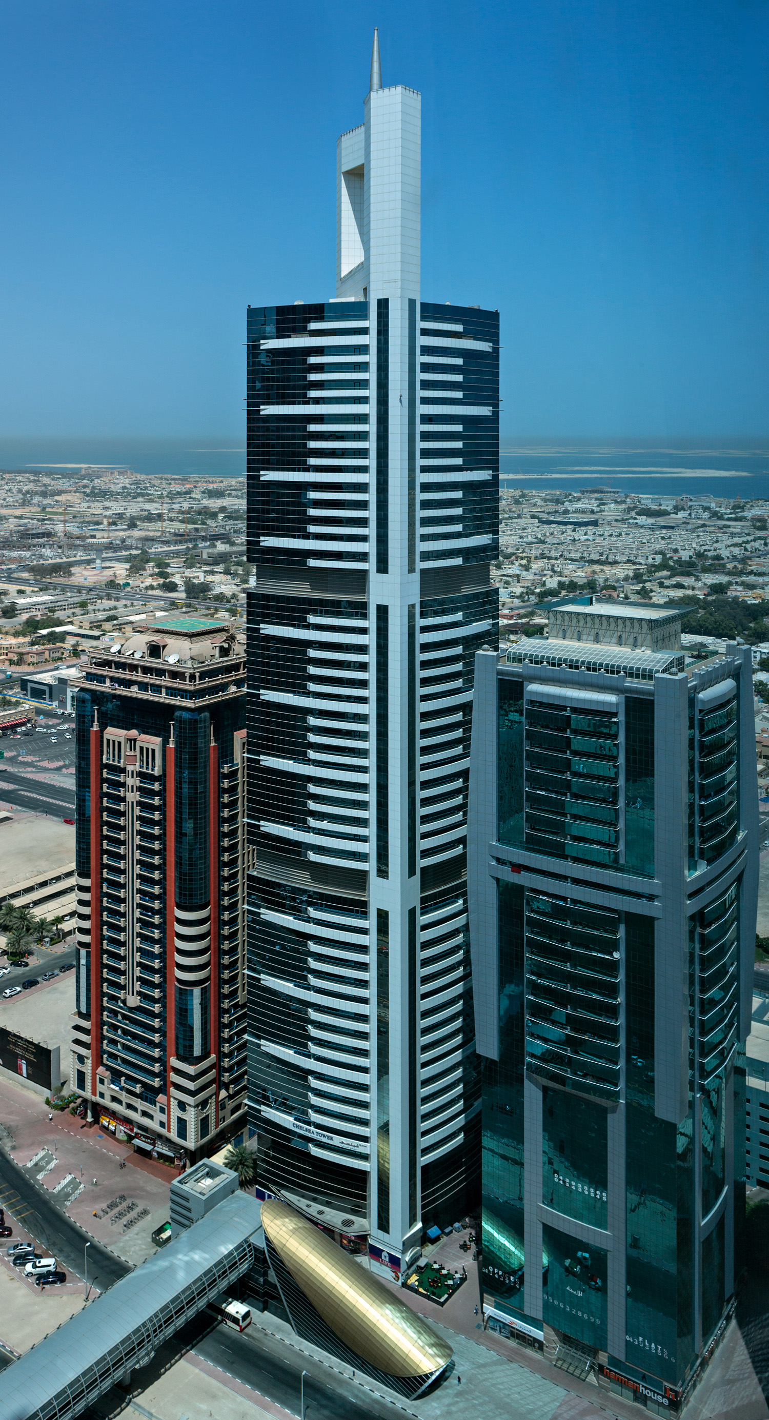 Chelsea Tower, Dubai - View from Rose Rayhaan Hotel. © Mathias Beinling